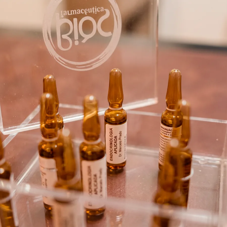 Ampolas de protocolo injetável personalizadas, Endocrinologia Aplicada Dr. Marcelo Prado